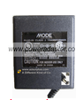 Mode Electronics DV-6500 AC Adapter 6VDC 500mA -(+) 2x5.5mm NEW